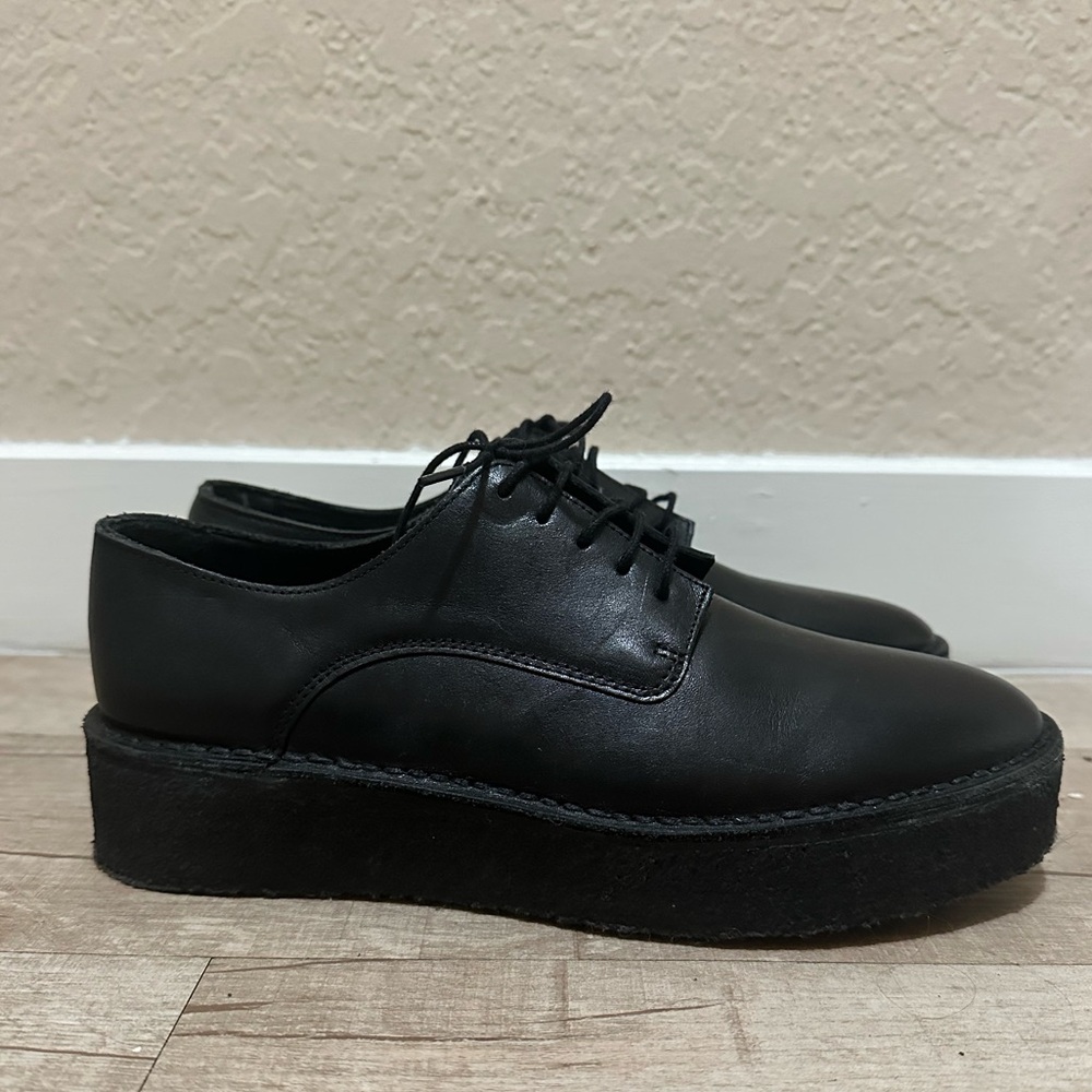 COS platform lace up derby Oxford shoes . Like new. Size 7
